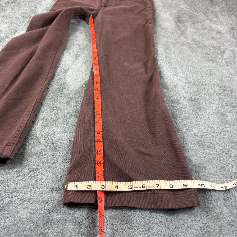 Vintage‎ Levis Brown High Waisted Flare Jeans 1970 24x26.5 Wide Leg Bell Bottom - Picture 2 of 16